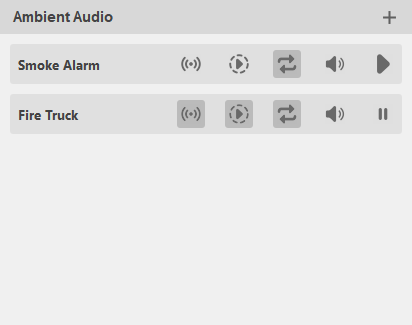 Ambient Audio Panel
