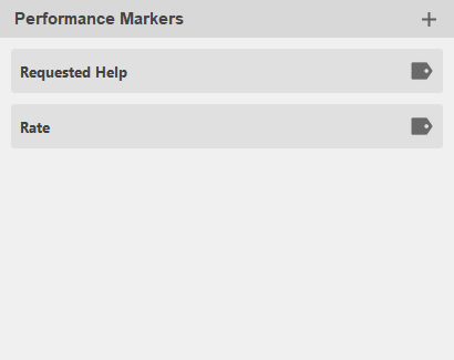 Performance Markers Panel